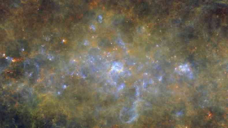 Formao de estrela, em foto de 2017 da Agncia Espacial Europeia