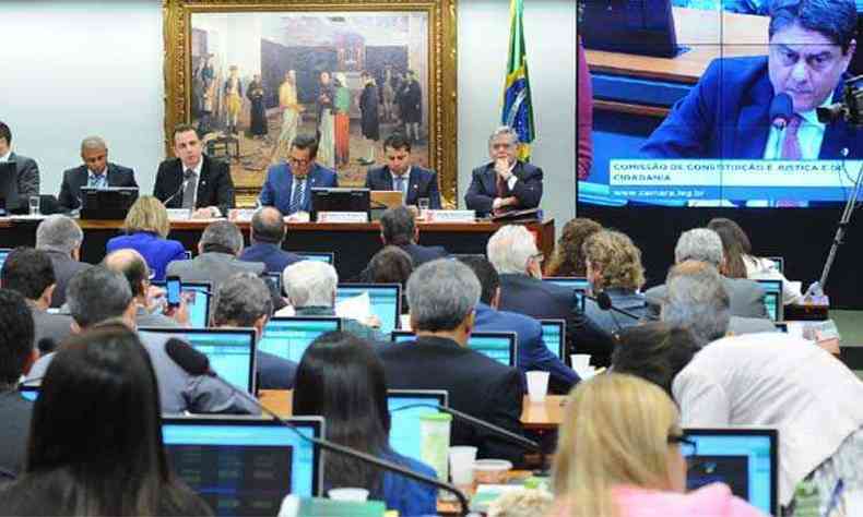 Reunio dessa quarta-feira (12) da Comisso de Constituio e Justia e de Cidadania (CCJ)(foto: Luis Macedo/Cmara dos Deputados)