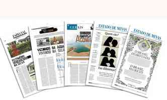 Capas e sries de reportagens do EM que concorrem ao prmio