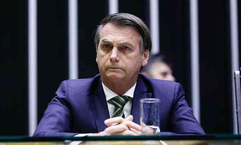 Bolsonaro vive momento turbulento dentro do PSL(foto: Najara Arajo/Cmara dos Deputados )