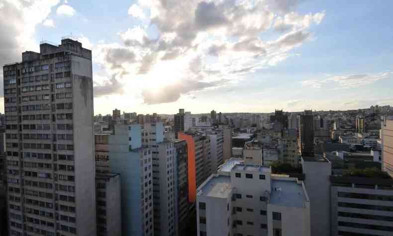 Vista de Belo Horizonte a partir do bairro Barro Preto