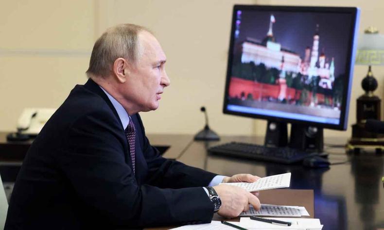 Na foto, o presidente russo Vladimir Putin 
