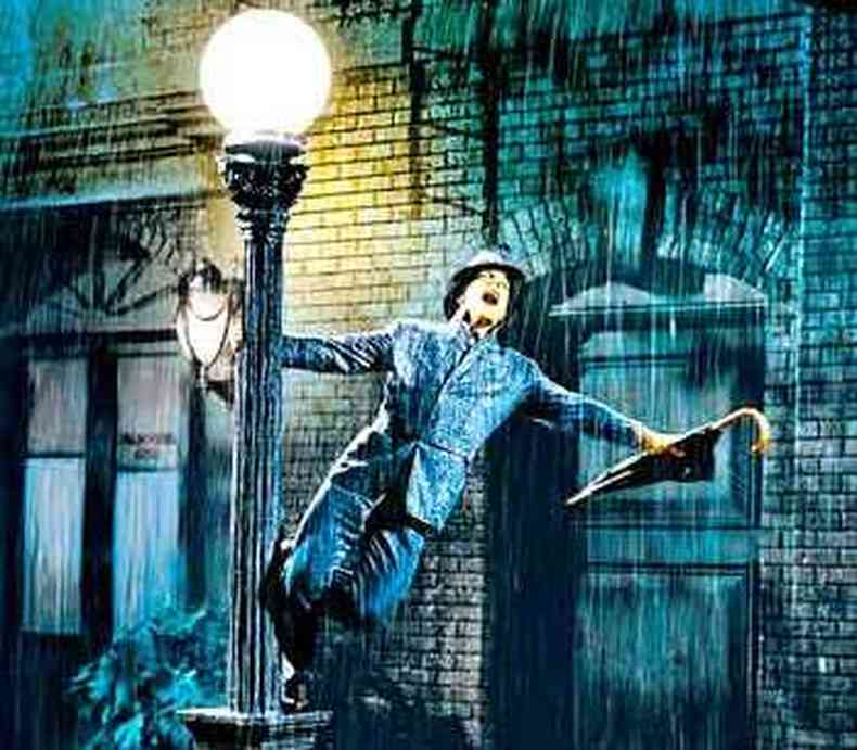 Cantando na chuva (1952), de Gene Kelly e Stanley Donen,  o filme favorito do jornalista, que o assiste ao menos uma vez por ano. %u201CAo final, sempre me sinto mais feliz%u201D, afirma(foto: MGM/Divulgao)
