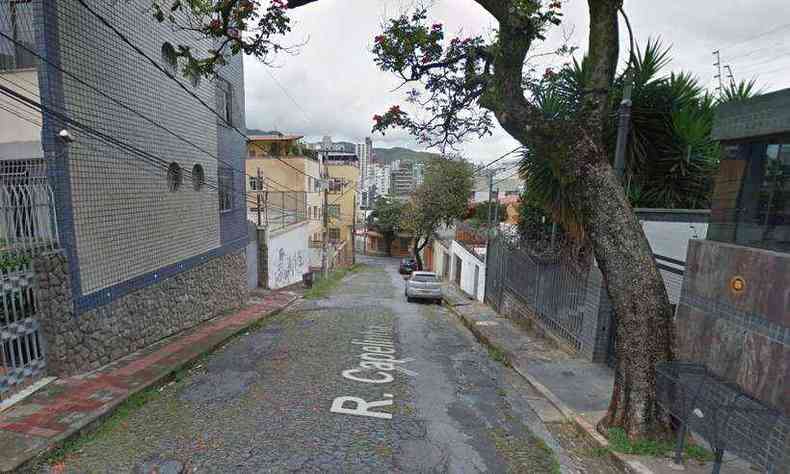 Acidente ocorreu na Rua Capelinha, no Bairro Serra, Regio Centro-Sul de BH