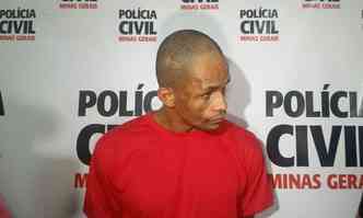 Ladro tem 38 anos e foi preso em cumprimento a um mandado de priso preventiva(foto: Paulo Filgueiras/EM/D.A PRESS)