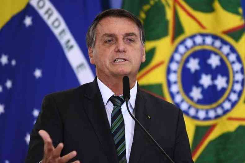 Bolsonaro em evento no Palcio do Planalto
