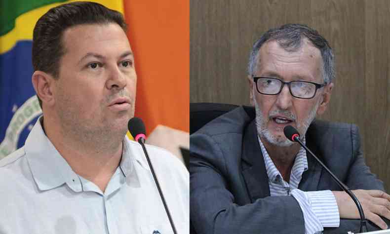 Edurado Print Jr (direta) e Rodrigo Kaboja foram afastados do cargo por suspeita de corrupo