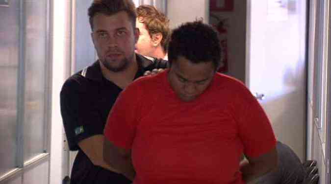 Vanessa da Silva Correia, 30 anos, foi apresentada nesta segunda-feira e negou as acusaes(foto: Reproduo/TV Alterosa)