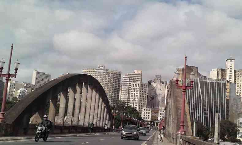Vista do Viaduto Santa Tereza na Regio Central de BH