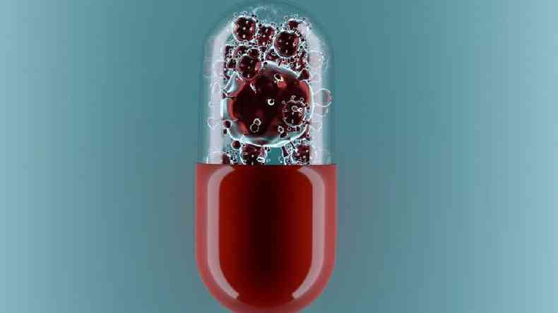 Terapia com anticorpos monoclonais, administrada por gotejamento intravenoso, pode neutralizar o novo coronavrus(foto: Getty Images)