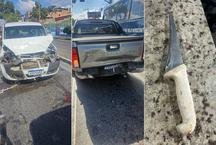 Homem persegue ex-companheira, joga carro contra casal e � preso em flagrante em BH