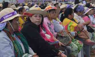 Com o tema Desenvolvimento Sustentvel com Democracia, Justia, Autonomia, Igualdade e Liberdade, mulheres se renem na quinta edio da Marcha das Margaridas (Elza Fiuza/Agncia Brasil)(foto: Elza Fiza/Agncia Brasil)