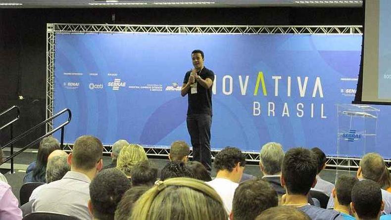 Marcos Vinícius de Souza, secretário de Inovação e Novos Negócios do Ministério da Indústria, Comércio Exterior e Serviços durante as boas-vindas no SEBRAE-SP.(foto: Divulgação) Marcos Vinícius de Souza, secretário de Inovação e Novos Negócios do Ministério da Indústria, Comércio Exterior e Serviços durante as boas-vindas no SEBRAE-SP.(foto: Divulgação)