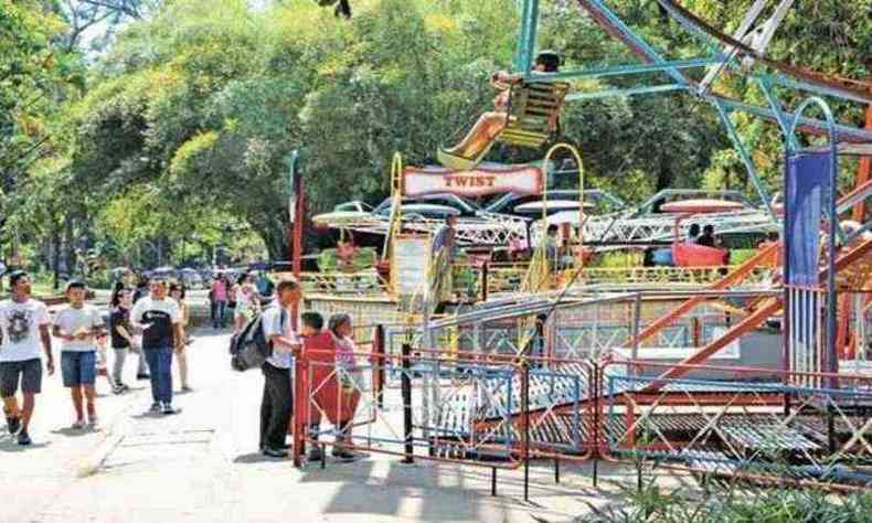 Parque Municipal, na Avenida Afonso Pena 1.377, funciona de tera-feira a domingo(foto: Paulo Filgueiras/EM/D.A Press )