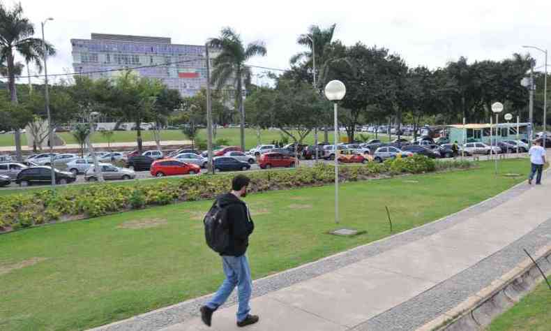 Agresses aconteceram no Campus Pampulha da UFMG(foto: Rodrigo Clemente/EM/D.A Press)