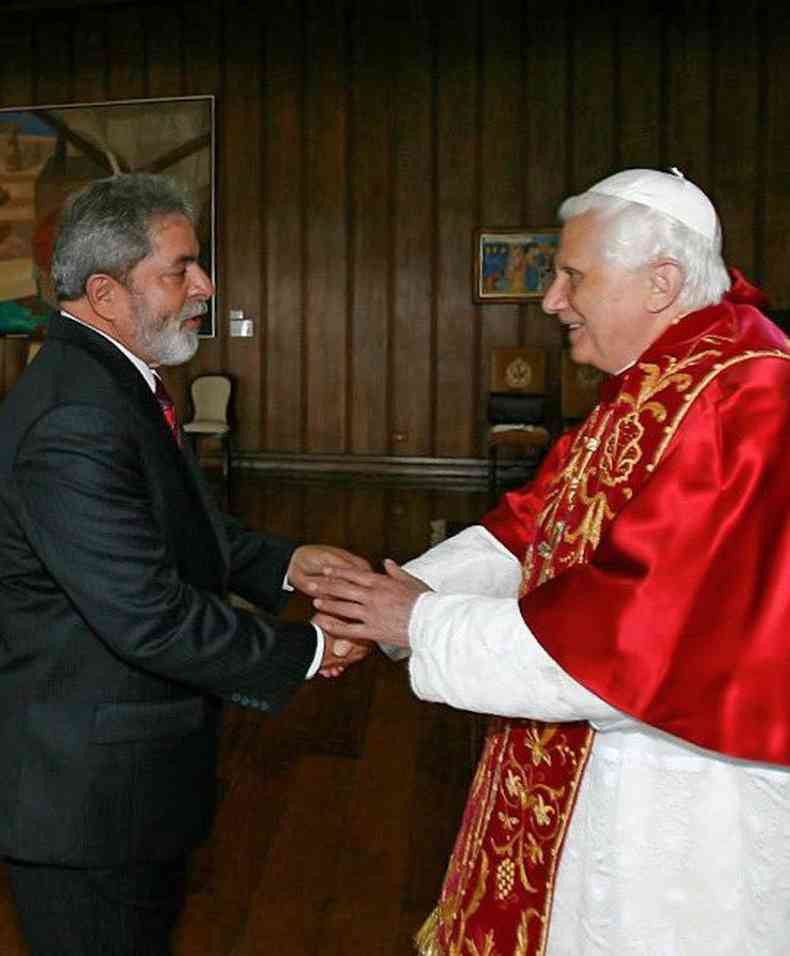 Lula e Papa Bento XVI