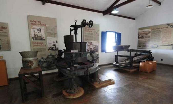 Museu do Tropeiro guarda antigas máquinas usadas em fazenda de chá(foto: Gladyston Rodrigues/EM/D.A Press) Museu do Tropeiro guarda antigas máquinas usadas em fazenda de chá(foto: Gladyston Rodrigues/EM/D.A Press)