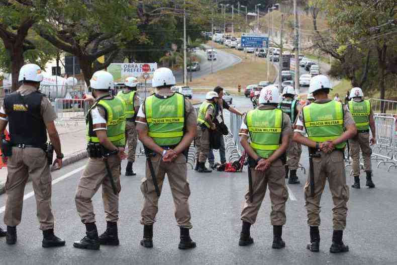 Pontos de bloqueio sero montados no entorno do Mineiro(foto: Juarez Rodrigues/EM/D.A Press)