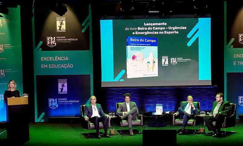 Lanamento do livro 'Beira do Campo: Urgncias e Emergncias no Esporte' 