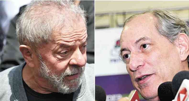 O ex-presidente Luiz Incio Lula da Silva e o ex-governador Ciro Gomes: o PT j deixou de apoiar o poltico em mais de uma oportunidade em campanhas de anos anteriores(foto: Nelson ALMEIDA/AFP)