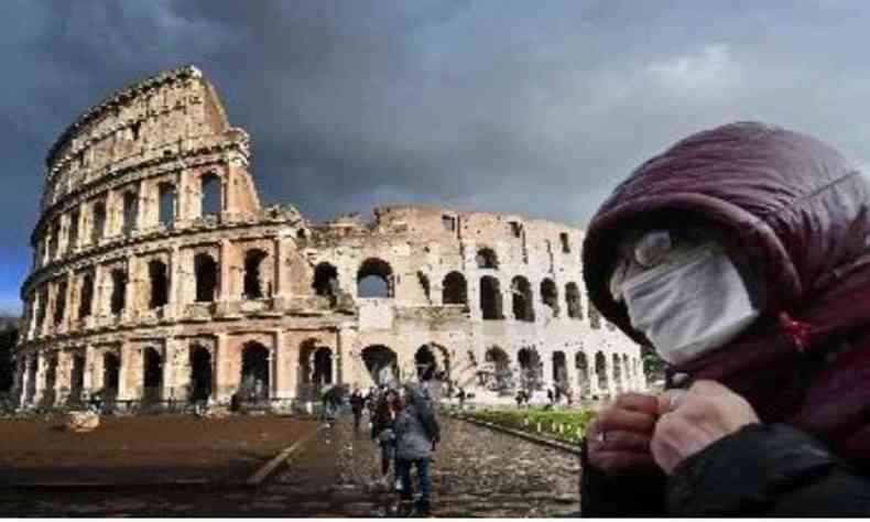 Coliseu e os museus do Vaticano esto entre as atraes que foram reabertas ao pblico na Itlia(foto: Alberto PIZZOLI/AFP)