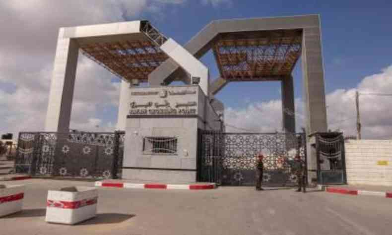 Fronteira entre o Egito e Gaza