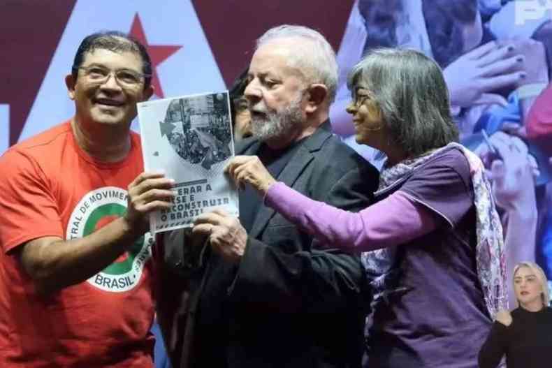 Lula em evento com movimentos populares em So Paulo nesta sexta-feira (27/05).