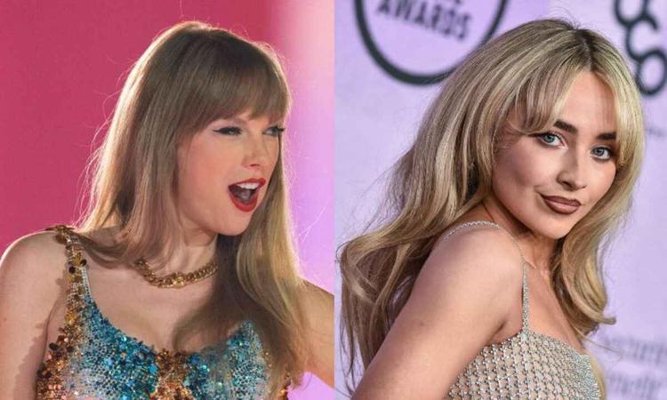 Montagem: Taylor Swift x Sabrina Carpenter