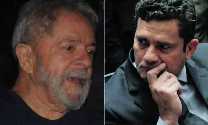 Na ao, o ex-presidente Lula acusa o juiz Srgio Moro de abuso de autoridade.(foto: Minervino Junior/CB/D.A Press eGeraldo Magela/Agencia Senado )