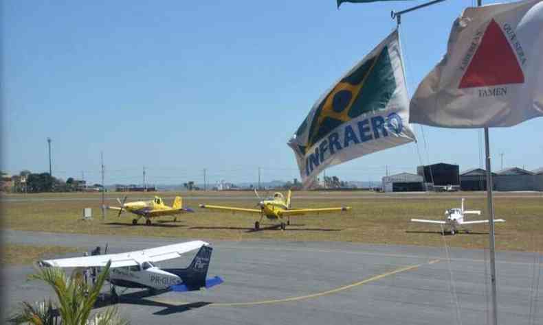As atividades do terminal foram iniciadas em janeiro de 1944, com o objetivo de atender s primeiras gestes do Aeroclube do Estado de Minas Gerais(foto: Divulgao/Infraero)