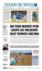 Confira a Capa do Jornal Estado de Minas do dia 23/05/2018