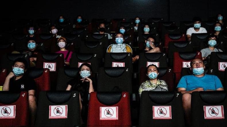 Um cinema em Wuhan em julho(foto: Getty Images)