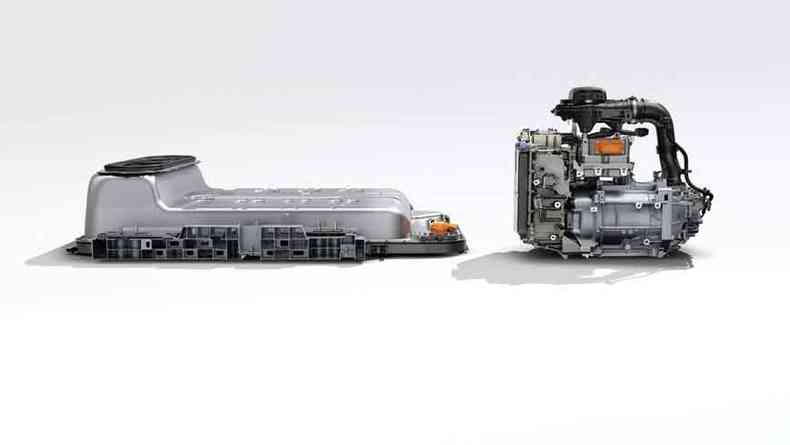 O motor eltrico tem 135cv e 25kgfm de torque, e as baterias de 52kWh garantem autonomia de at 385 quilmetros(foto: Renault/divulgao)