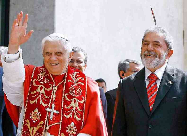 Papa Bento XVI e Lula