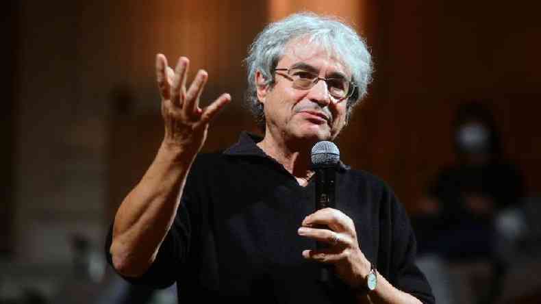 Carlo Rovelli em outubro de 2020, durante apresentao na Universidade de Bolonha, na Itlia(foto: Roberto Serra/Iguana Press/Getty Images)