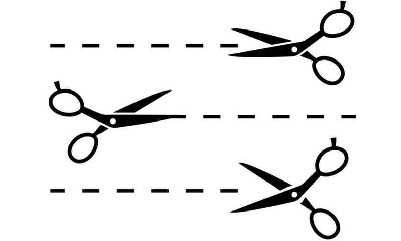 Ilustrao mostra tesouras