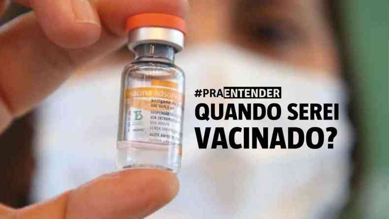 As primeiras 577.420 doses da Coronavac chegou em Minas na segunda-feira (18). A vacinao no estado comeou(foto: Arte/Hudson Franco)