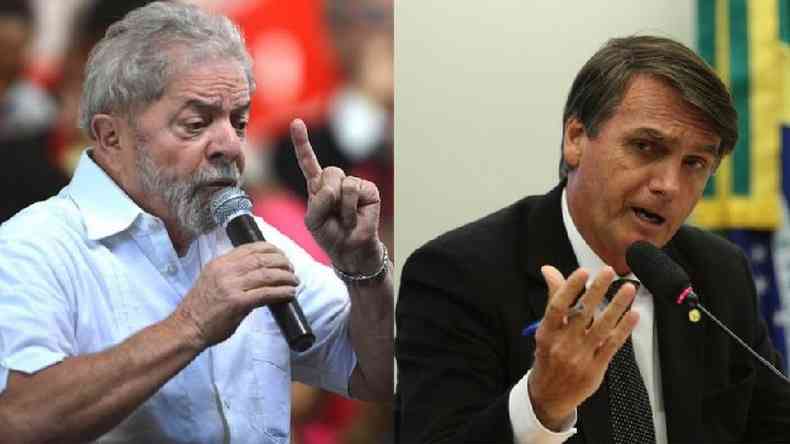 Lula e Bolsonaro