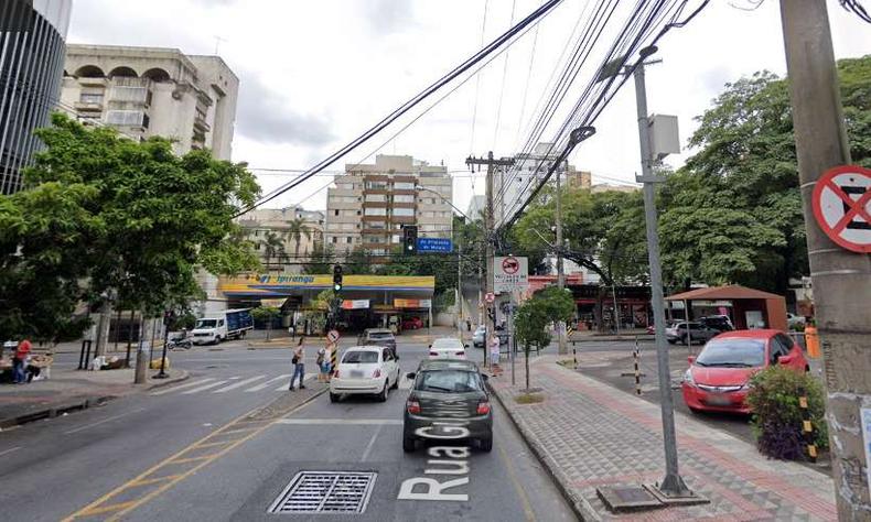 Cruzamento onde toda a confuso comeou(foto: Reproduo/Google Street View)