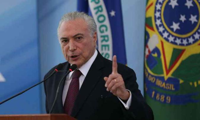Temer ficaria na Ásia, entre os dias 5 e 14 de maio(foto: José Cruz/Agencia Brasil/Divulgacao ) Temer ficaria na Ásia, entre os dias 5 e 14 de maio(foto: José Cruz/Agencia Brasil/Divulgacao )