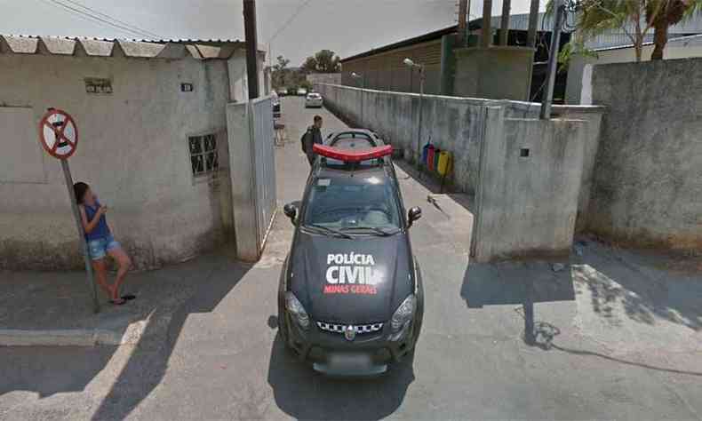 O adolescente foi levado para a Delegacia de Planto em Ribeiro das Neves(foto: Reproduo da internet/Google Maps)