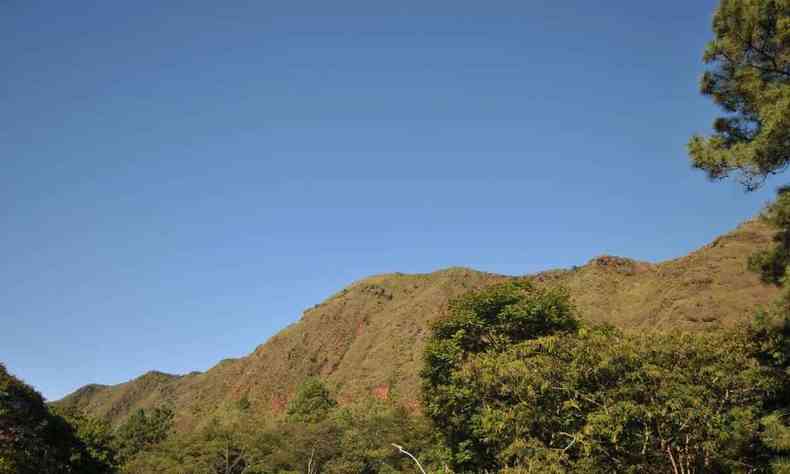 Serra do Curral vista do Bairro Mangabeiras, em Belo Horizonte 