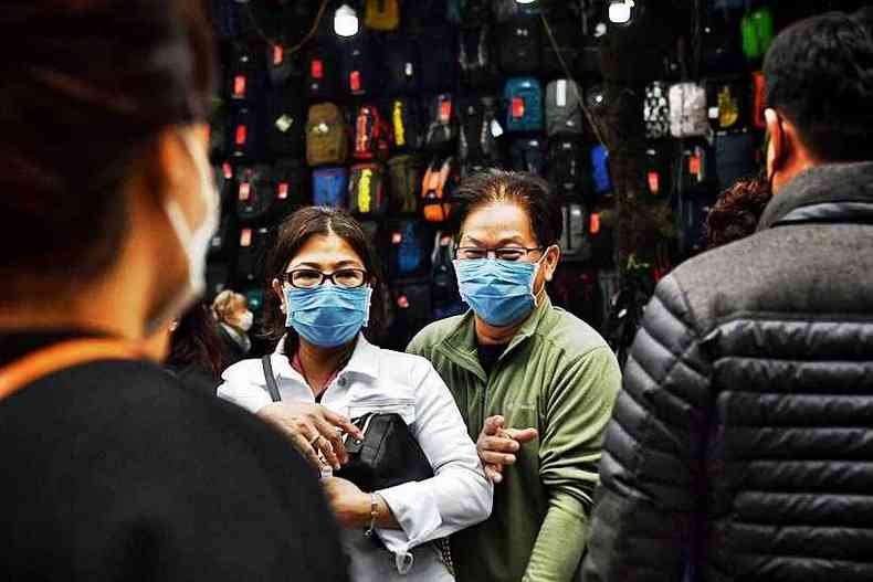Enquanto casos so descartados no Brasil, diagnsticos s aumentam na China(foto: Lilian Suwanrumpha/AFP)
