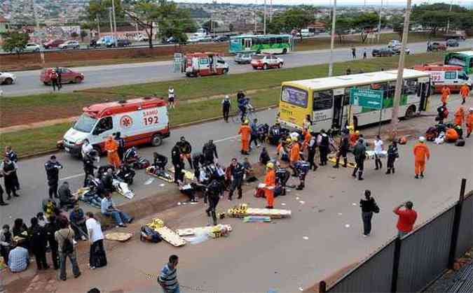 Gustavo Moreno/CB/D.A. Press(foto: Passageiros disseram que um dos motoristas corria na estrada)