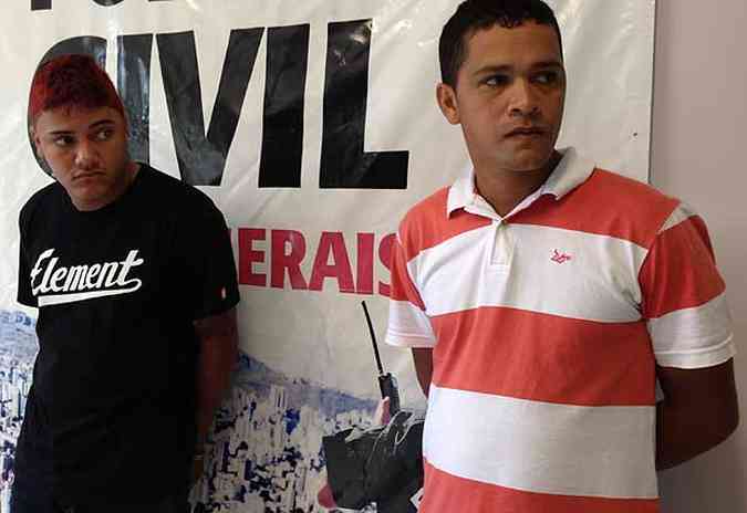 Tiago Palhares de Andrade e Vincio Gomes Souza esto entre os presos nesta tera-feira (foto: Euler Jnior/EM DA Press)