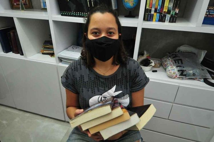 Isabelle de Andrade foi estimula a ler desde a inf�ncia