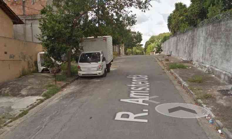 Caso ocorreu no Bairro Trevo , na Regio da Pampulha(foto: Google Street View/Reproduo)