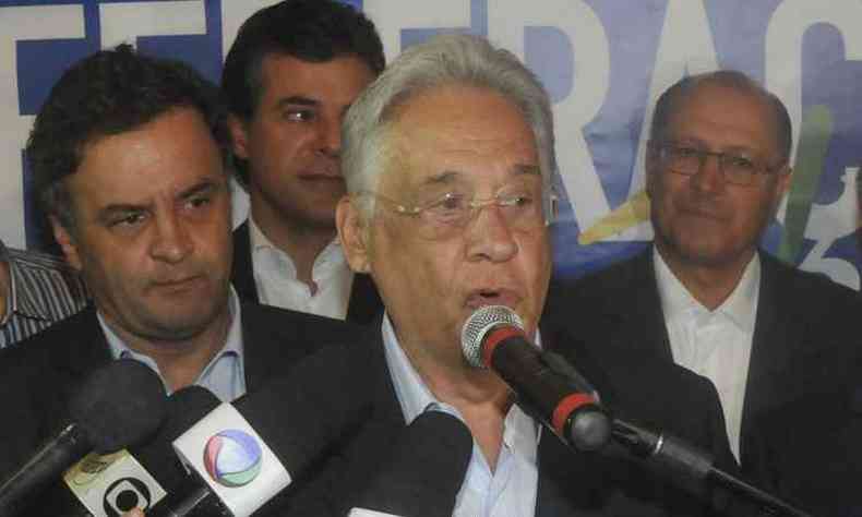 Fernando Henrique disse no saber se Alckmin ser candidato pelo PSDB(foto: Juarez Rodrigues / EM / D.A. Press)