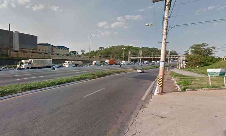 Acidente ocorreu no Anel Rodovirio(foto: Google Street View/Reproduo)