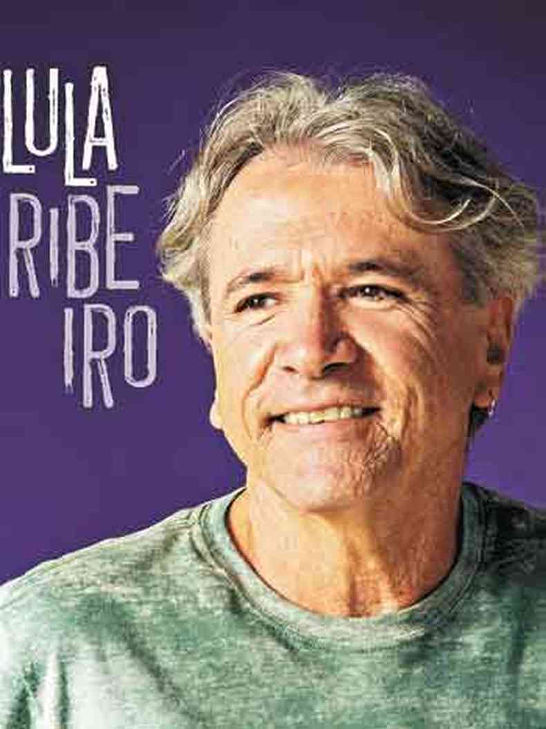 Rosto de Lula Ribeiro na capa de disco do cantor